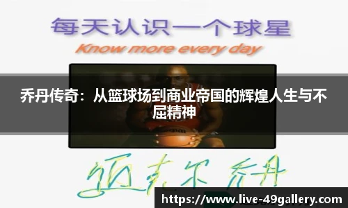 乔丹传奇：从篮球场到商业帝国的辉煌人生与不屈精神